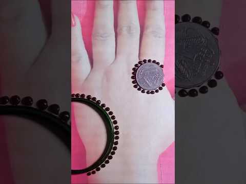 Easy bangle mehndi design trick #mehandi #youtubeshorts #trending #viralvideo #shorts