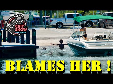 This Looks Bad ! Dog and Owner Chit Show (Boat Ramps)