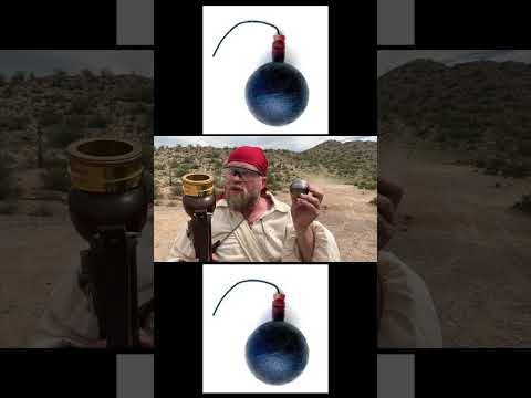 1700's Hand Mortar - Loading and Firing