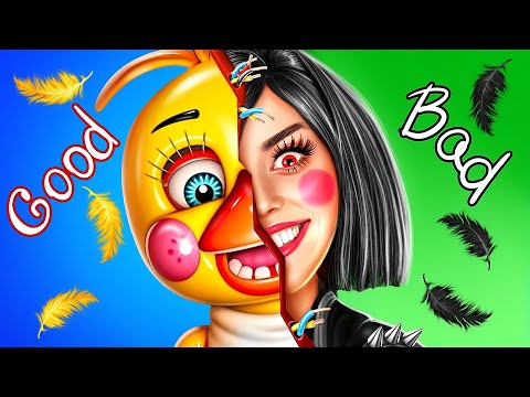 Extreme Jail Makeover GOOD vs BAD CHICA! We Build Tiny House for Chica and Freddy Fazbear!