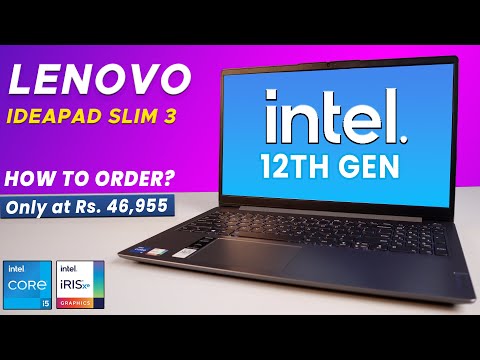 Lenovo Ideapad Slim 3  Intel 12th Gen only at Rs. 46,955 🔥🔥🔥 How to Order ? i5-1235U LAPTOP