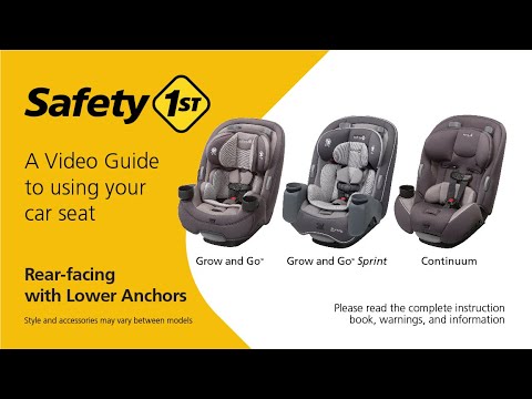 Rear-Facing Car Seat with Lower Anchors | Grow and Go™, Grow and Go™Sprint & Continuum | Safety 1st