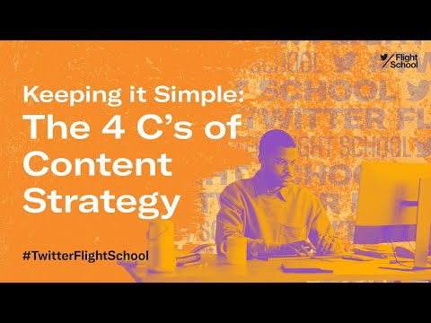 Keeping it Simple: The Four C’s of Content Strategy #TweetLikeAPro