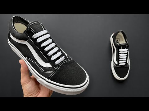 HOW TO STRAIGHT LACE VANS SHOES