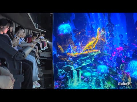 Flying Over Dinosaurs Island | Ride similar to Avatar: Flight of Passage Ride | Flying Theater Ride