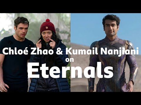 Chloé Zhao & Kumail Nanjiani on the genre mashing of Eternals and the influence of anime