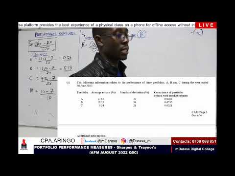 SHARPES & TREYNOR  - AFM  BLOCK REVISIONS (AUGUST 2022 QUESTION)