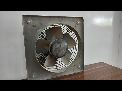 fully Restoration & Repair burned old Exhaust FAN || Restoring Electric Fan Step by Step