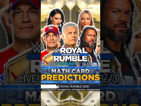 Royal Rumble 2025 - Match Card Predictions #RoyalRumble #Bevelock #WWE #Shorts