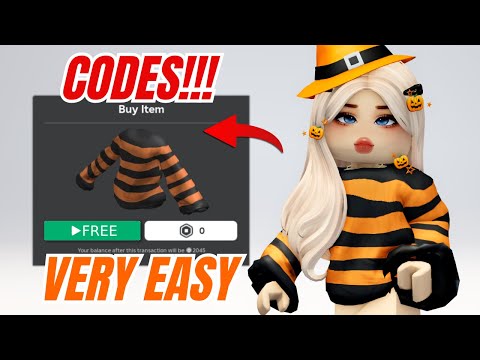 ROBLOX Codes That Give You FREE Halloween Items!