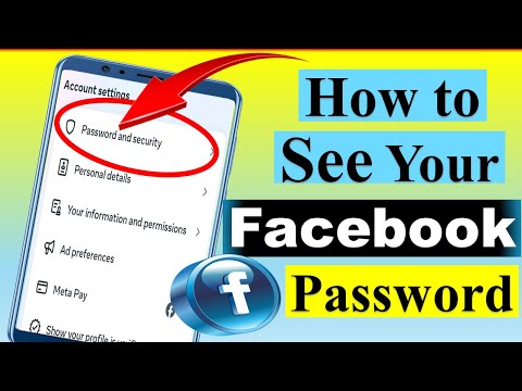 How to See Your Facebook Password | Facebook Password Kaise Pata Kare Apna | Facebook Password Reset