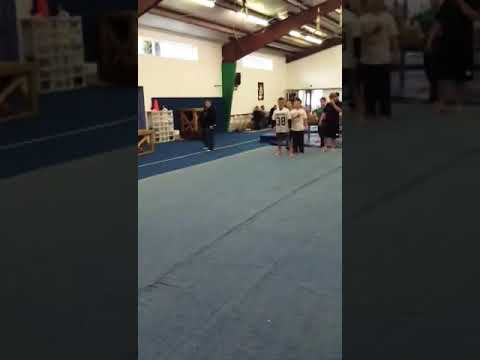 Kids gymnastics party ends in a wicked scorpion