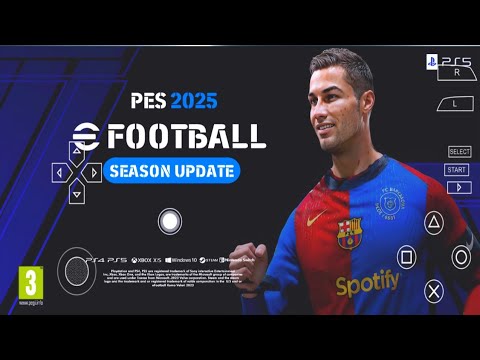 EFOOTBALL PES 2025 PPSSPP ORIGINAL PS5 On Android& ISO BEST Graphics Offline