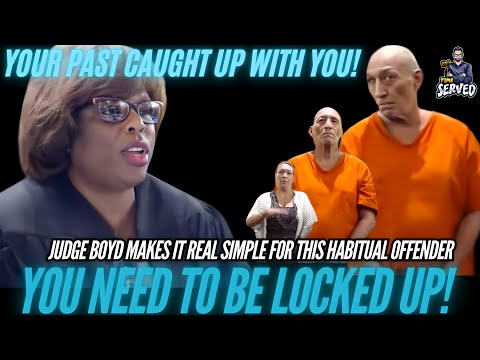 Judge Boyd Ensures Habitual Offender Is Thrown Behind Bars | NEW