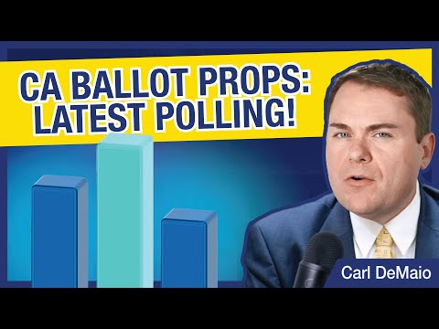 CA BALLOT PROPS – Latest Polling!