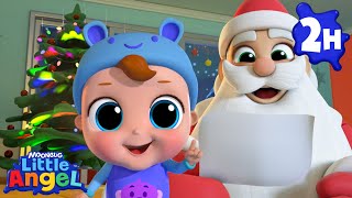 Jingle Bells! Baby John’s Christmas Fun! 🎄❄️ | Little Angel | Moonbug Kids Cartoon Adventure