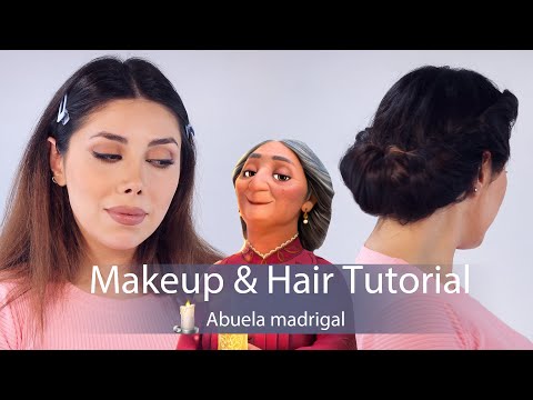 Disney Makeup & hair Tutorial- Abuela Madrigal (Encanto movie)