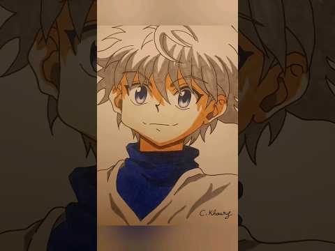 Killua Zoldyck 🔥 from the series Hunter x Hunter #art #artist #anime #fanart #talent #hunter #killua