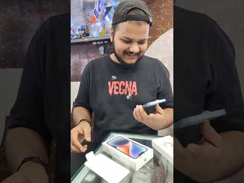 iPhone 14 quick unboxing by a happy customer 😁 #iphone #iphone14