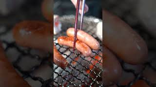 【七輪】即席アメリカンドッグがうますぎる！　#asmr #recipe #bbq