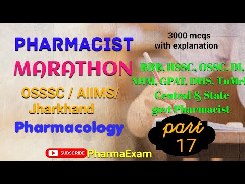 Pharmacology(251-270)Pharmacist Marathon #pharmacistexampreparation #osssc_pharmacistexam#jharkhand