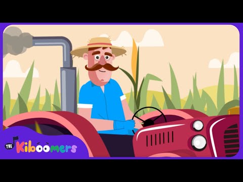 Farmer in the Dell  | Color Song | The Kiboomers Kids Songs and Nursery Rhymes