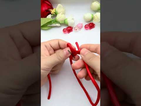 Custard ball Button knot Rope braiding skills sharing Rope knots Easy-to-learn rope knots Practi