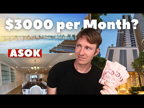 Touring 3 Luxury CONDOS in Central BANGKOK - What Can You RENT For $3000 In Asok?