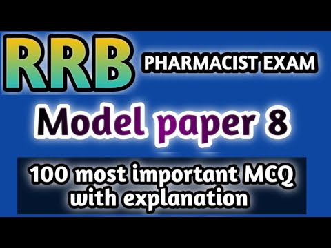 model paper 8#rrb pharmacist exam#mhsrb pharmacist exam#jssc#dsssb#osssc#hssc#zp#esic#cghs