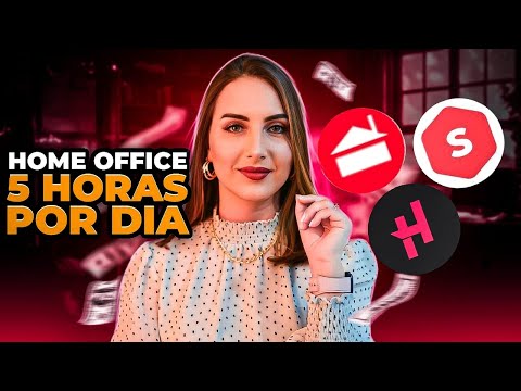 COMO TRABALHAR MEIO PERÍODO EM CASA EM 2024 | Empresas pra trabalhar meio período home office