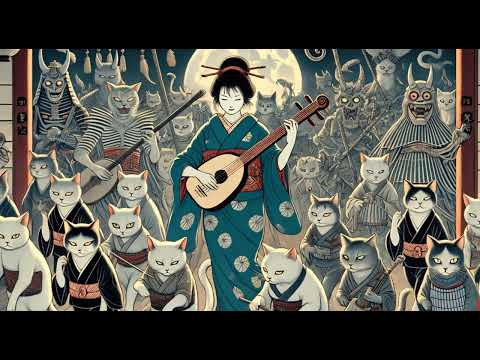 Shamisen Trap Style 三味線 X 陷阱風格【ひゃくびょうやこう 百喵夜行】【Japanese Ambient】BGM  for Studying and Working