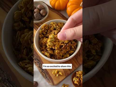 Pumpkin Spice Granola With NO Oil Or Butter!