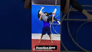 Pavani and Amir practice time Kanpur #pavani #amirpavani #pavanireddy #pavaniamir #amir