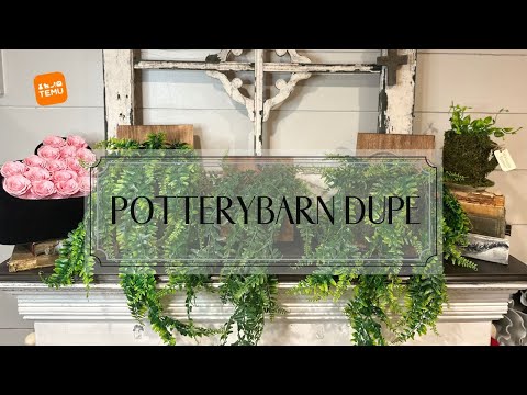 🦋 HIGH END POTTERY BARN DUPE FOR SPRING UNDER $10.00😮using Temu craft supplies!! 🦋 Budget Décor