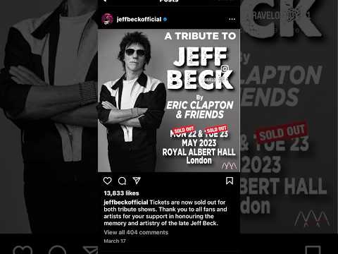 Jeff Beck Tribute Highlights | Royal Albert Hall | Aerial view amazing acoustics  #travel #jeffbeck