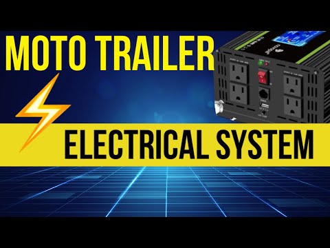 Moto Trailer Build: Episode 7 Electrical System ⚡️