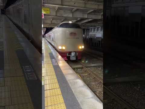 倉敷駅　サンライズ出雲号　東京行き入線