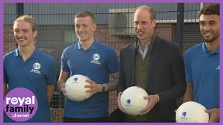 Duke of Cambridge Visits Everton FC as Part of Heads Up