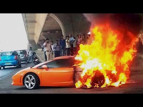 What Happened with this Car || Lamborghini Car Amazing Video #shorts #carcollection #lamborghini