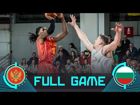 Montenegro v Bulgaria | Full Basketball Game | FIBA EuroBasket 2025 Qualifiers