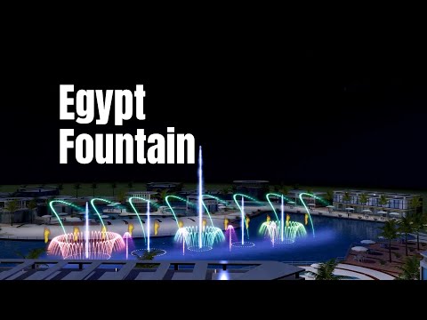 Multimedia Musical Dancing Water Fountain Project in Cario, Egypt.