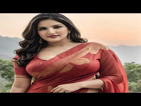 [4K] Indian Ai Lookbook Model - Ai Art Saree Fashion Beautiful Girl