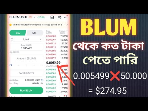 Blum Pre Market Price =0.005 | blum listing gate.io | blum price prediction