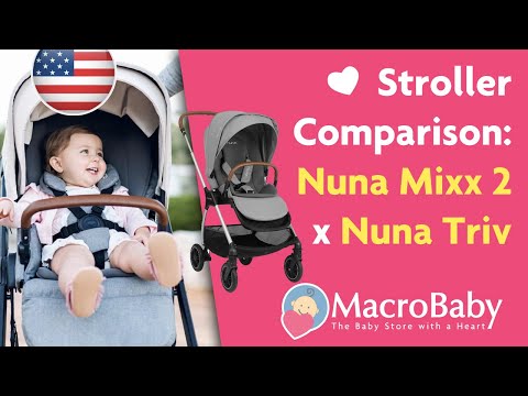 Nuna Mixx Stroller vs Nuna Triv | Nuna Stroller Review | Stroller Comparison