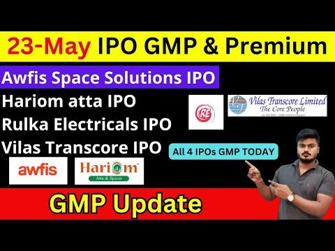 All 4 IPOs IPO GMP | Hariom atta ipo gmp | Rulka Electricals ipo gmp | Awfis Space IPO GMP