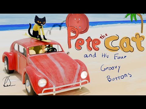 Pete The Cat And His Four Groovy Buttons - Animated Storybook , Children's Books Read Aloud