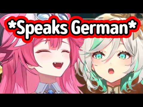 Raora tried to speak German, but…