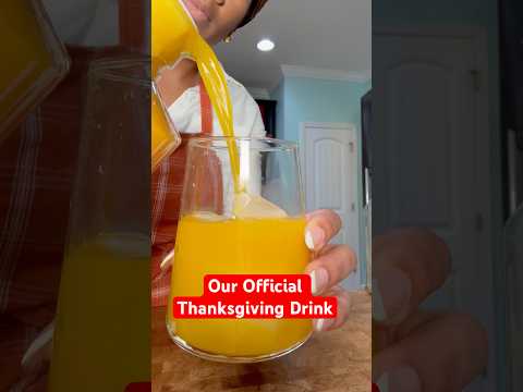 Thanksgiving drink recipe #fyp #holidaytiktok #holidayfood ￼￼#shorts #recommended