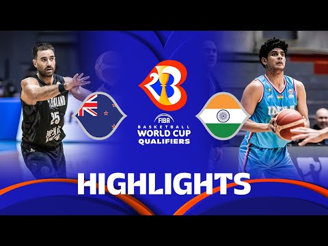 New Zealand vs India | FIBA World Cup Qualifiers 2023