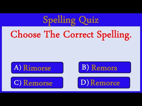 Spelling Quiz 63: Can You Score 10/10?